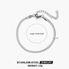 Wholesale Stainless Steel Geometric Snake Bone Chain Bracelet Jewelry Accessories With Electroplating For Women
