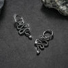 Wholesale Stainless Steel Geometric Snake Polish Earrings For Men And Women