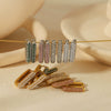 Wholesale Stainless Steel Geometric Square Electroplated Women's Earrings