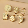 Wholesale Stainless Steel Geometric Square Handmade Electroplated Exquisite Unisex Earrings