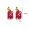 Wholesale Stainless Steel Geometric Square Pendant Necklace Electroplated Women's Niche Design Diy Accessories