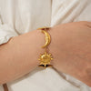 Wholesale Stainless Steel Geometric Star Bracelet With Electroplating For Women