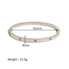 Wholesale Stainless Steel Geometric Star Flower Zircon Ladies Buckle Bracelet With 18K Plating