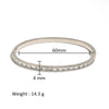Wholesale Stainless Steel Geometric Star Flower Zircon Ladies Buckle Bracelet With 18K Plating