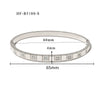 Wholesale Stainless Steel Geometric Star Flower Zircon Ladies Buckle Bracelet With 18K Plating