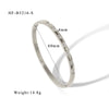 Wholesale Stainless Steel Geometric Star Flower Zircon Ladies Buckle Bracelet With 18K Plating