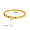 Wholesale Stainless Steel Geometric Star Flower Zircon Ladies Buckle Bracelet With 18K Plating