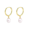 Wholesale Stainless Steel Geometric Star Shape Open Earrings Real Gold Electroplated For Women