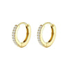 Wholesale Stainless Steel Geometric Star Shape Open Earrings Real Gold Electroplated For Women