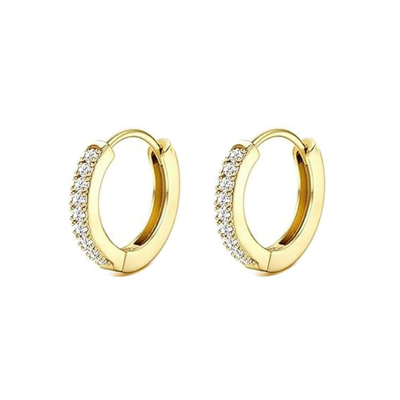 Wholesale Stainless Steel Geometric Star Shape Open Earrings Real Gold Electroplated For Women