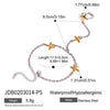 Wholesale Stainless Steel Geometric Starfish Bracelet Electroplated Light Luxury Highend For Women