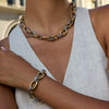 Wholesale Stainless Steel Geometric Style Bracelet With Electroplating For Women