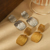 Wholesale Stainless Steel Geometric Style Electroplated Ladies Earrings