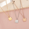 Wholesale Stainless Steel Geometric Style Electroplated Women's Clavicle Necklace