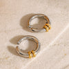 Wholesale Stainless Steel Geometric Style Electroplated Women's Earrings