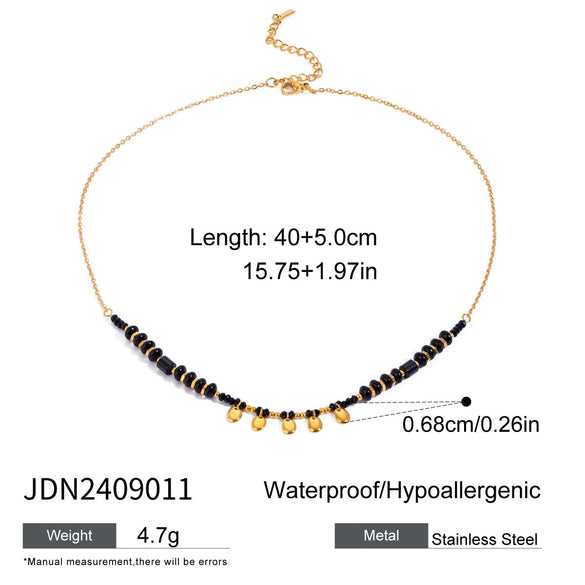 Wholesale Stainless Steel Geometric Sunflower Pendant Necklace With Electroplating For Women