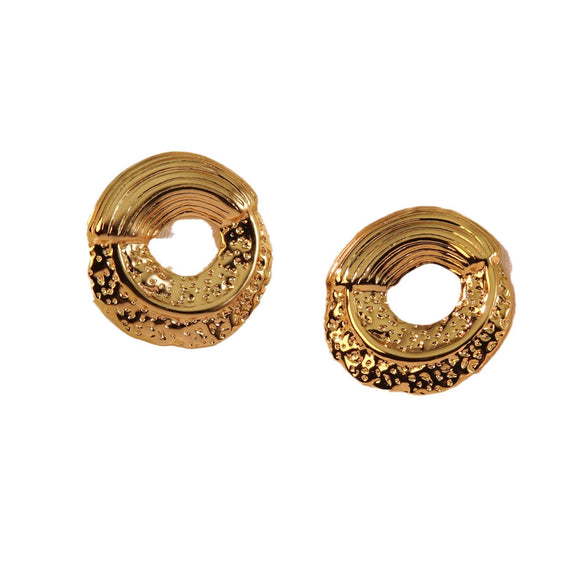 Wholesale Stainless Steel Geometric Sweet Cool Style Stamping Earrings For Women