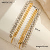 Wholesale Stainless Steel Geometric Tassel Earrings With Electroplating And Light Luxury Style For Women