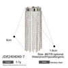 Wholesale Stainless Steel Geometric Tassel Earrings With Electroplating For Women