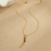 Wholesale Stainless Steel Geometric Tassel Snake Cobra Pendant Earrings Necklace With Electroplating For Women