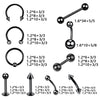 Wholesale Stainless Steel Geometric Tattoo Puncture Jewelry With Electroplating