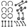 Wholesale Stainless Steel Geometric Tattoo Puncture Jewelry With Electroplating
