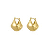 Wholesale Stainless Steel Geometric Twisted Cshaped Irregular Earrings For Women Electroplated Minimalist Fashion Ornaments