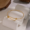 Wholesale Stainless Steel Geometric Twistknot Sliding Bracelet With Pvd Furnace Vacuum Real Gold Plating