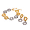 Wholesale Stainless Steel Geometric Two Circle Pendant Earrings With Gold And Silver Color Matching And Electroplating Original Design For Women