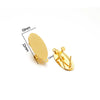 Wholesale Stainless Steel Geometric Water Drop Painting Ear Clip Jewelry