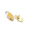 Wholesale Stainless Steel Geometric Water Drop Painting Ear Clip Jewelry