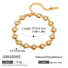 Wholesale Stainless Steel Geometric Water Drop Pendant Necklace With Electroplating For Women