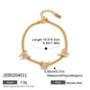 Wholesale Stainless Steel Geometric Zircon Butterfly Bracelet Electroplated For Women Light Luxury Highend Niche Style