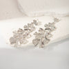 Wholesale Stainless Steel Ginkgo Leaf Fashion Sweet Women's Earrings With Electroplating Treatment