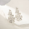 Wholesale Stainless Steel Ginkgo Leaf Fashion Sweet Women's Earrings With Electroplating Treatment