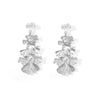 Wholesale Stainless Steel Ginkgo Leaf Fashion Sweet Women's Earrings With Electroplating Treatment