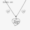 Wholesale Stainless Steel Gold Earrings Necklace Set With Bear Pattern Pendants And Ochain Electroplated With Letters Numbers Text Design