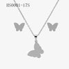 Wholesale Stainless Steel Gold Earrings Necklace Set With Bear Pattern Pendants And Ochain Electroplated With Letters Numbers Text Design
