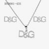 Wholesale Stainless Steel Gold Earrings Necklace Set With Bear Pattern Pendants And Ochain Electroplated With Letters Numbers Text Design