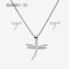 Wholesale Stainless Steel Gold Earrings Necklace Set With Bear Pattern Pendants And Ochain Electroplated With Letters Numbers Text Design