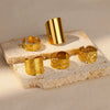 Wholesale Stainless Steel Gold Plated Female Hollow Carved Wide Pasta Ring