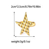Wholesale Stainless Steel Gold Plated Five Pointed Star Fashion Ring For Women