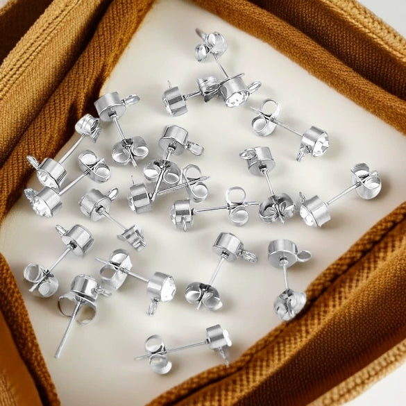 Wholesale Stainless Steel Gold Plated Geometric Diamond Design Unisex Earrings