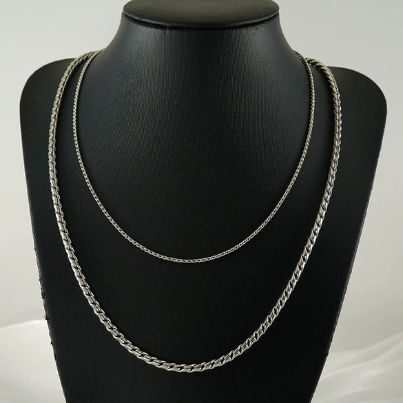 Wholesale 316L Stainless Steel Gold Plated Geometric S Chain Necklace