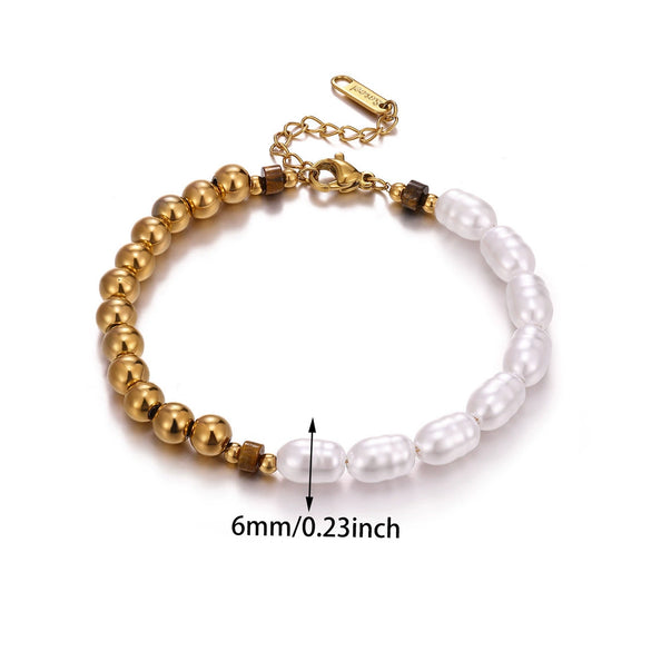 Wholesale Stainless Steel Gold Plated Geometric Simple Style Women's Jewelry Bracelet And Earrings