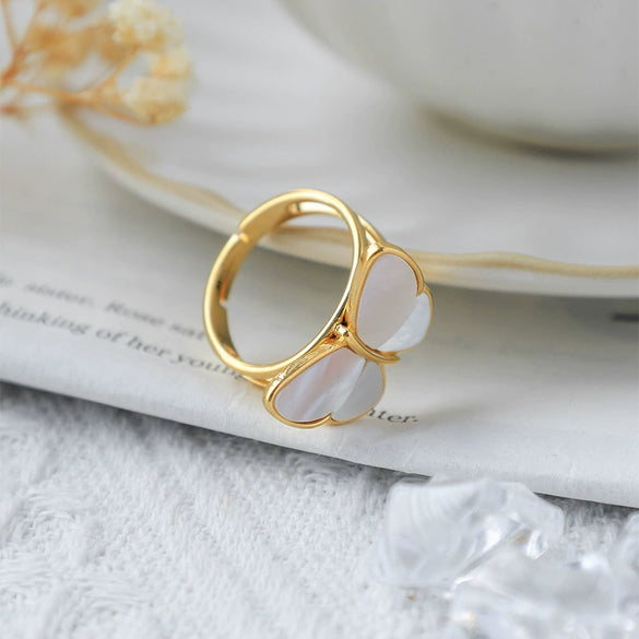 Wholesale Stainless Steel Gold Plated Insect Animal Style Opening Ring