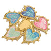 Wholesale Stainless Steel Gold Plated Love Heart Pendant Necklace Diy Accessories