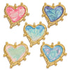 Wholesale Stainless Steel Gold Plated Love Heart Pendant Necklace Diy Accessories