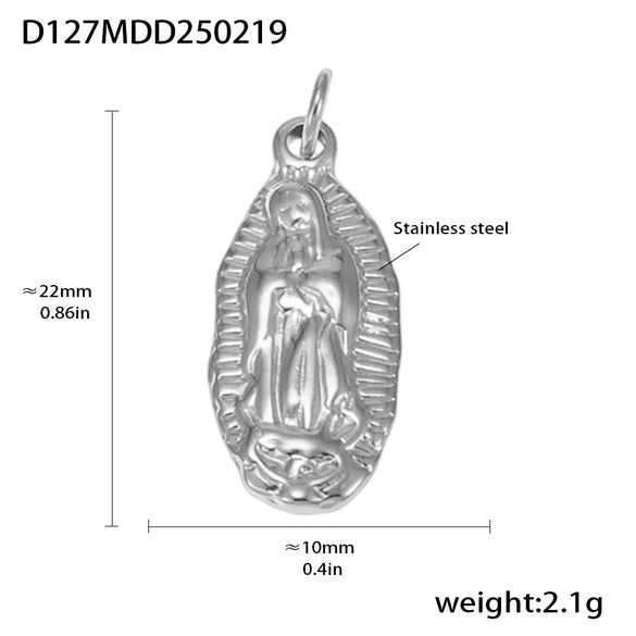 Wholesale Stainless Steel Gold Plated Pendants With Wave Geometry Animals Zodiac Patterns Electroplated