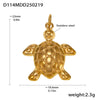 Wholesale Stainless Steel Gold Plated Pendants With Wave Geometry Animals Zodiac Patterns Electroplated